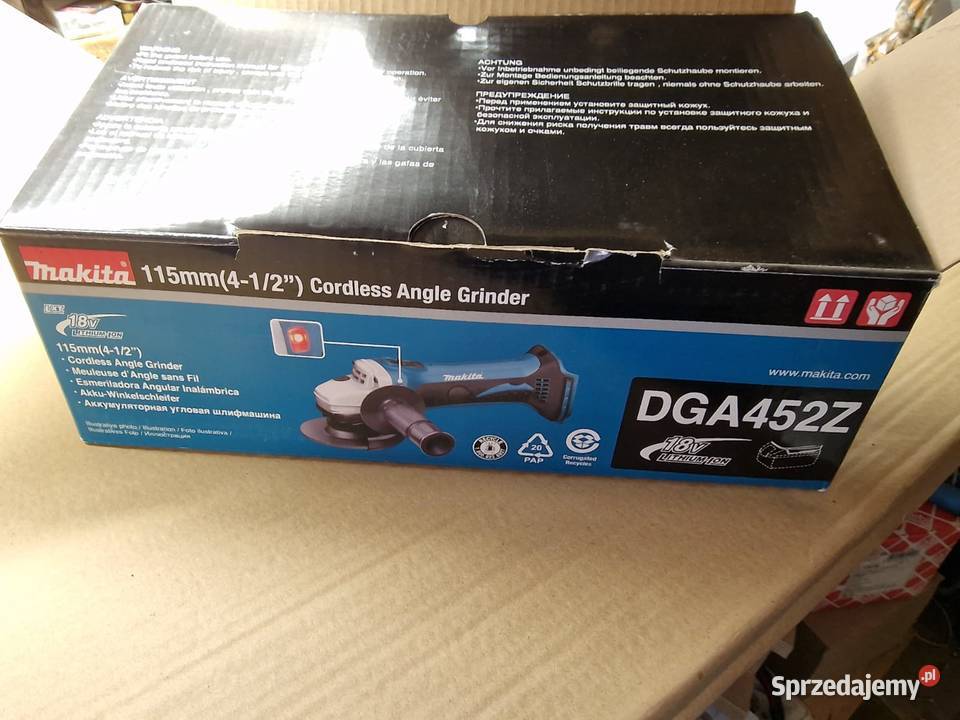 Szlifierka kątowa Makita DGA 452Z 18V Gdynia