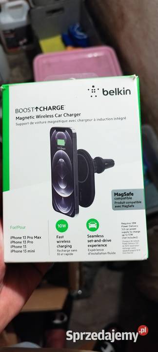 Uchwyt magnetyczny na telefon z ładowarką mazowieckie