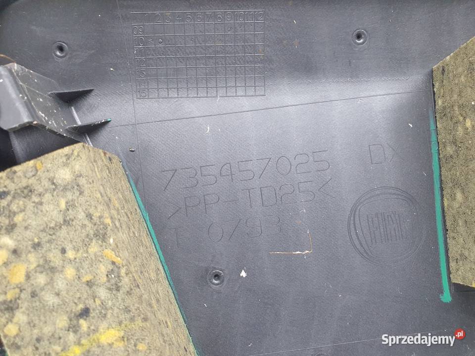 Boczek Drzwi Prawy Fiat Doblo II Łódź