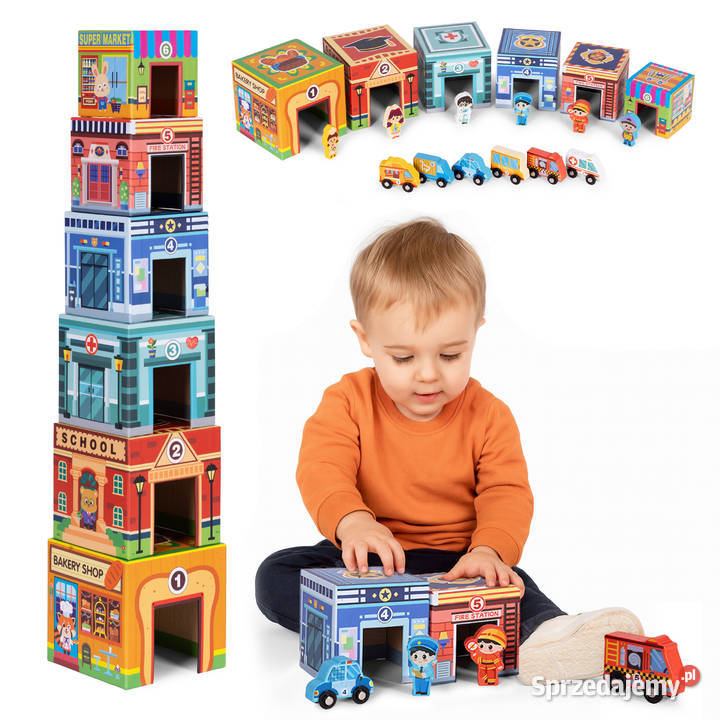 Wieża do układania piramida miasto sorter z Smogorzów