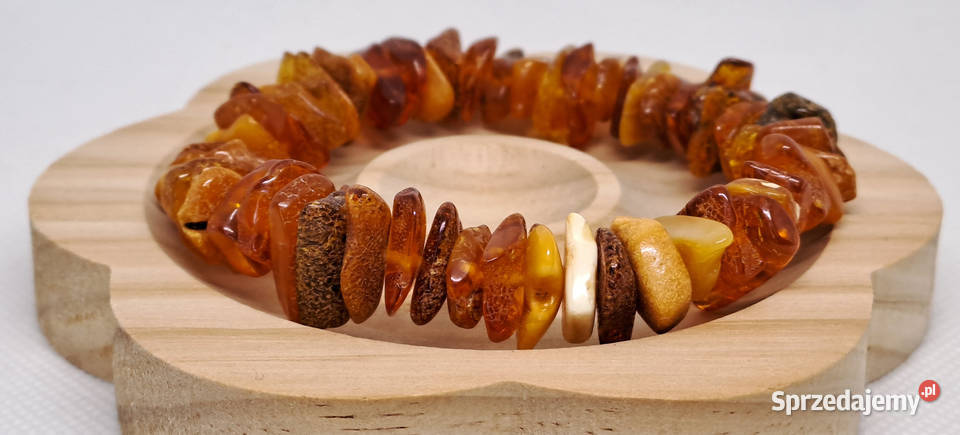 Bransoletka z bursztynu bałtyckiego sieczka Warszawa