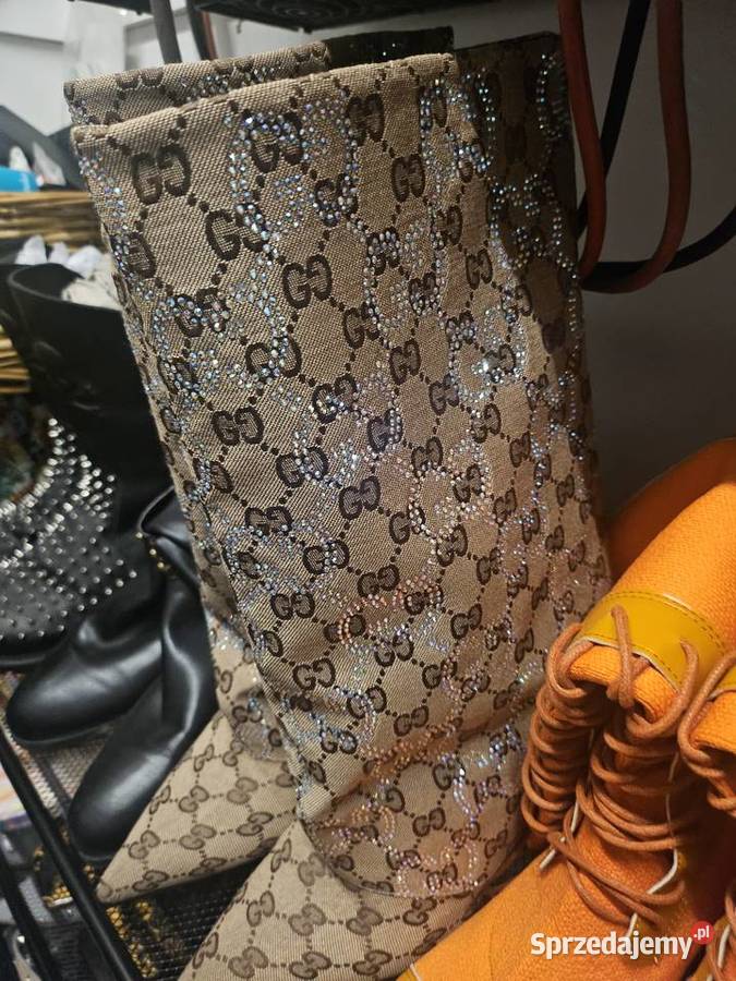Buty cudowne cyrkonie na Gucci małopolskie Mucharz