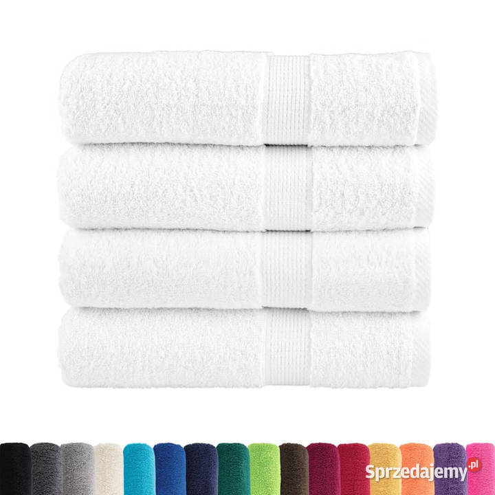 Ręczniki premium SOLUND 4 białe 100x150 600 g Warszawa