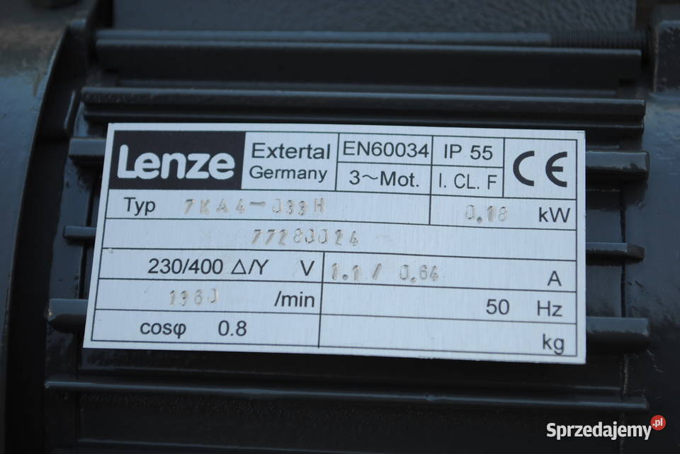 Motoreduktor kołnierzowy 018kw 13obrmin Firmy Kargowa