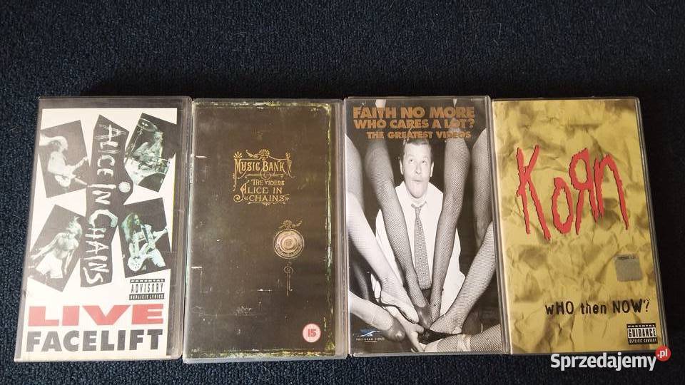 Alice In Chains Faith No More Korn VHS kaseta łódzkie Łódź