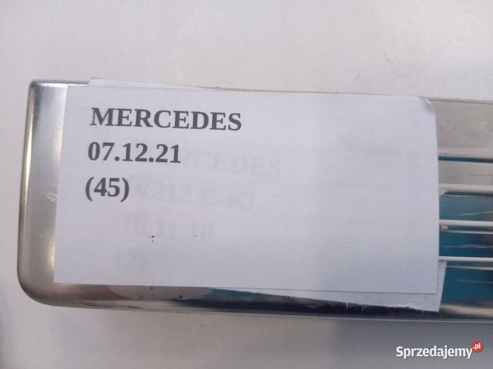 NAKŁADKA PROGOWA LEWY PRAWY PRZÓD MERCEDES E Nowy Tomyśl sprzedam