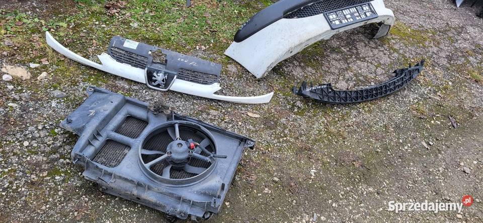 Peugeot 206 przed FL Zderzak Maska Pas przód z