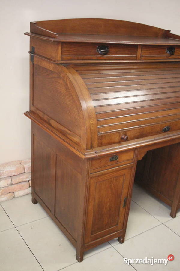 Zabytkowe biurko stylowe piękne wykonanie śląskie Pszczyna sprzedam
