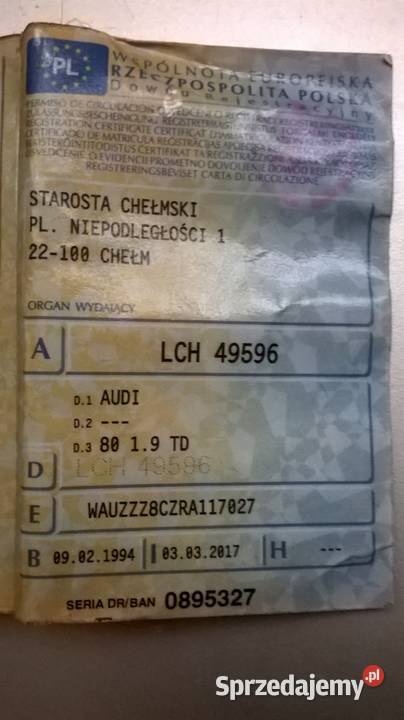 Audi 80 B4 1994 DIESEL Sawin