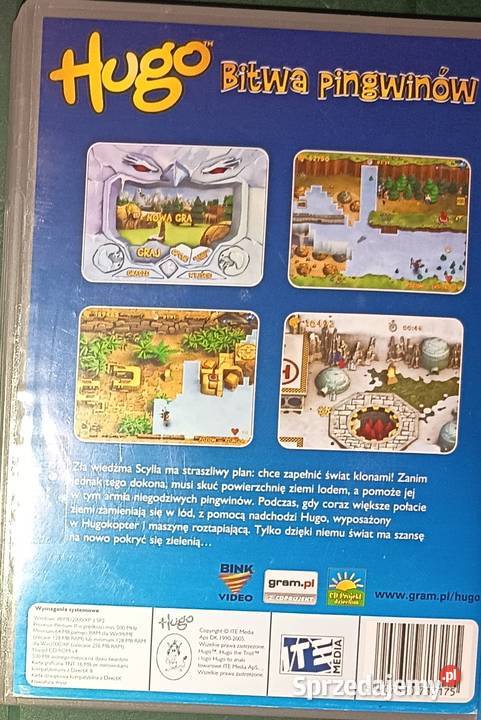 gra Hugo bitwa pingiwnów PC CD 2006 ITE Media CD Komputerowe PC Rzeszów