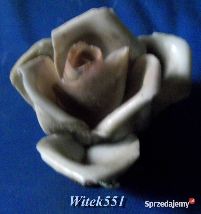 PORCELANOWY KOLOROWY MATOWY MAŁY KWIATUSZEK Stalowa Wola