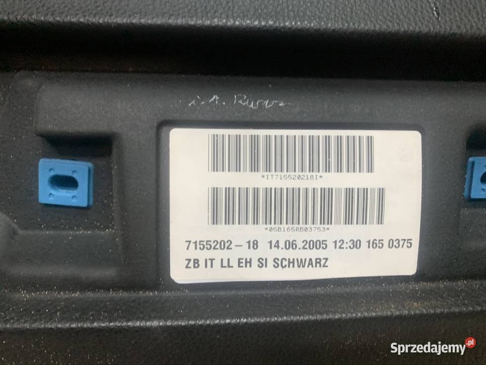 7155202 deska kokpit konsola bmw e90 e91 e92 e93 osobowe Szczecin sprzedam