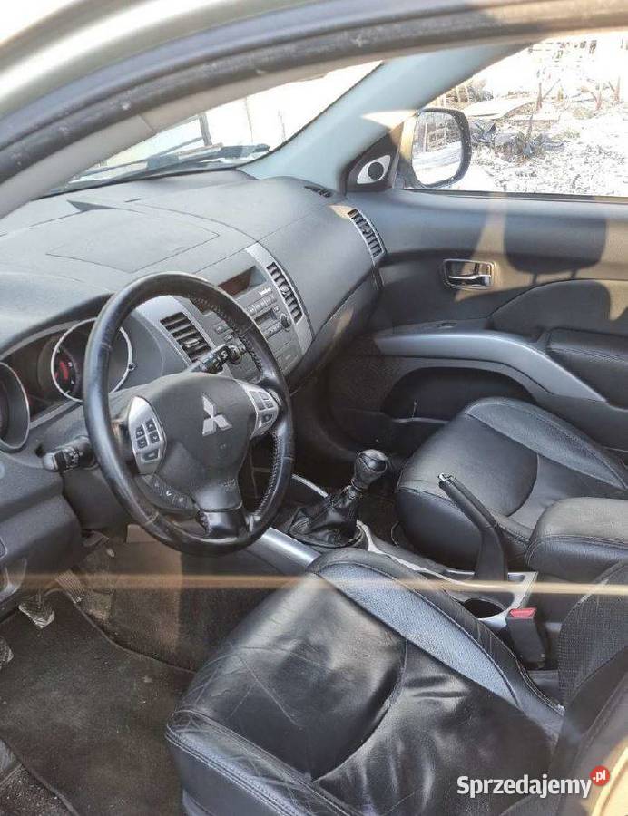 Mitsubishi Outlander II sprzedaż syndyka srebrny Motoryzacja