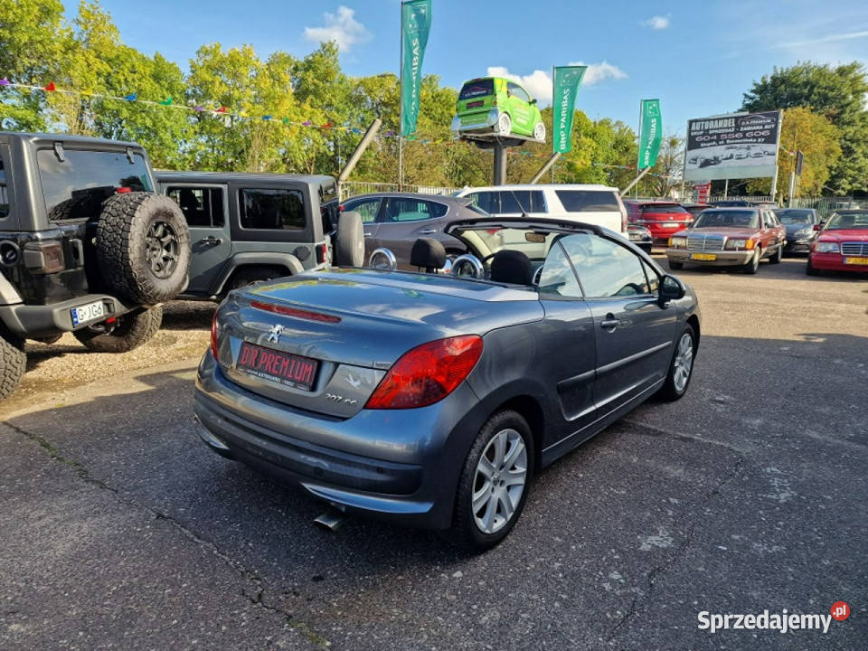 Peugeot 207 CC 16 Benzyna 120 Cabrio Klima czujnik zmierzchu Słupsk