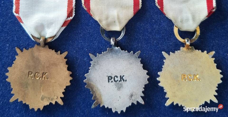 Zestaw Odznaczeń I Polski Czerwony Krzyż śląskie Gliwice
