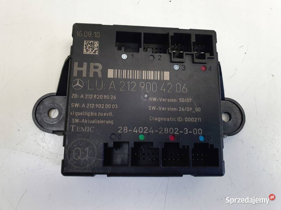 Mercedes W211 MODUŁ DRZWI Sterownik prawy tył Rudka