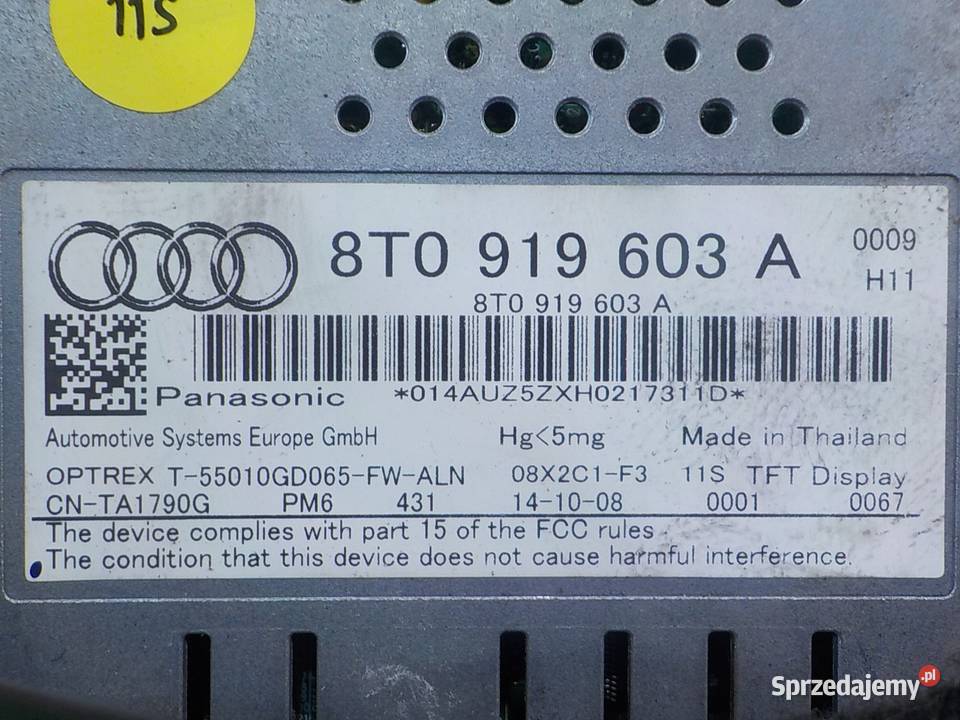 AUDI A4 B8 SLINE 18 TFSI 08r SEDAN 4D Suków
