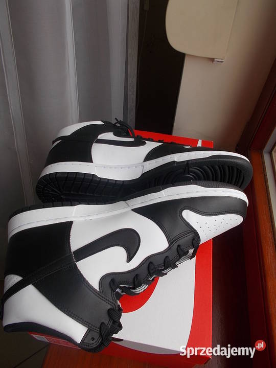 r Eur 47 Nike Dunk High Black White Panda wielkopolskie Poznań