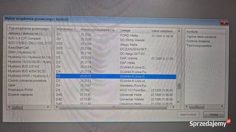 Ogrzewanie postojowe Eberspaecher Airtronic D2 Witaszyczki