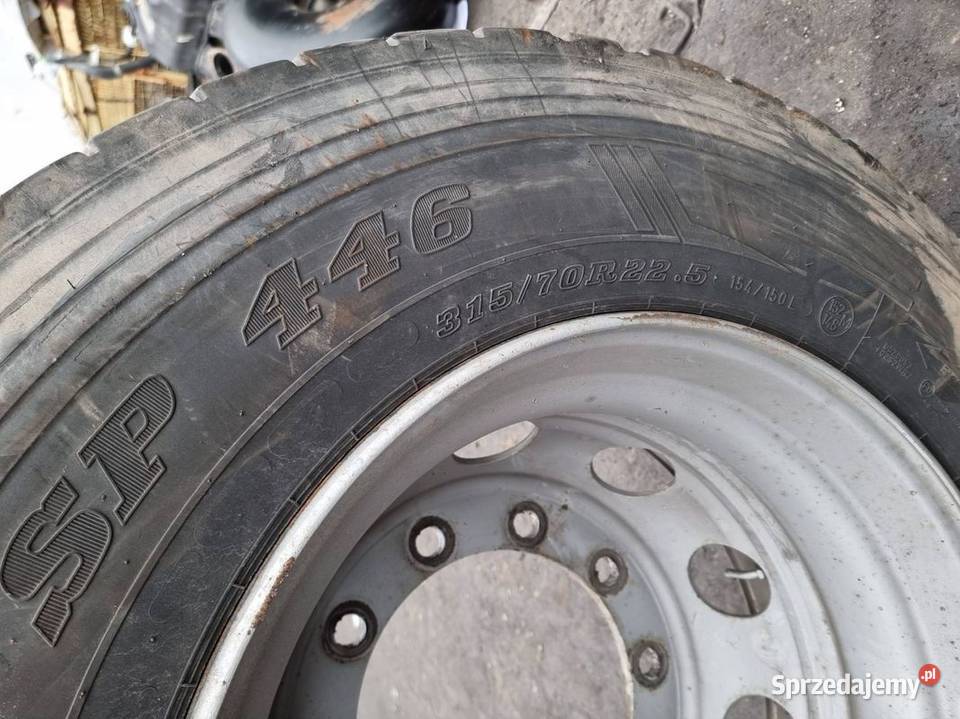 OPONA 225 NAPĘDOWA MAN TGX 18440 DUNLOP SP446 osobowe