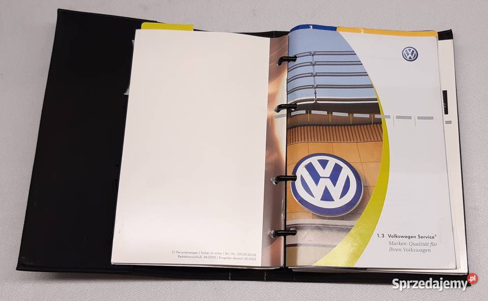 ETUI FUTERAŁ INSTRUKCJA OBSŁUGI VW POLO 9N Pozostałe