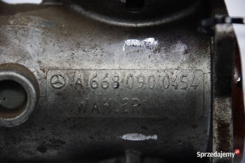 ZAWÓR EGR MERCEDES A KLASA W168 A6680900454 Lipno