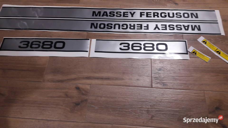 Massey Ferguson 3680 traktor naklejki łódzkie Wola Wiewiecka