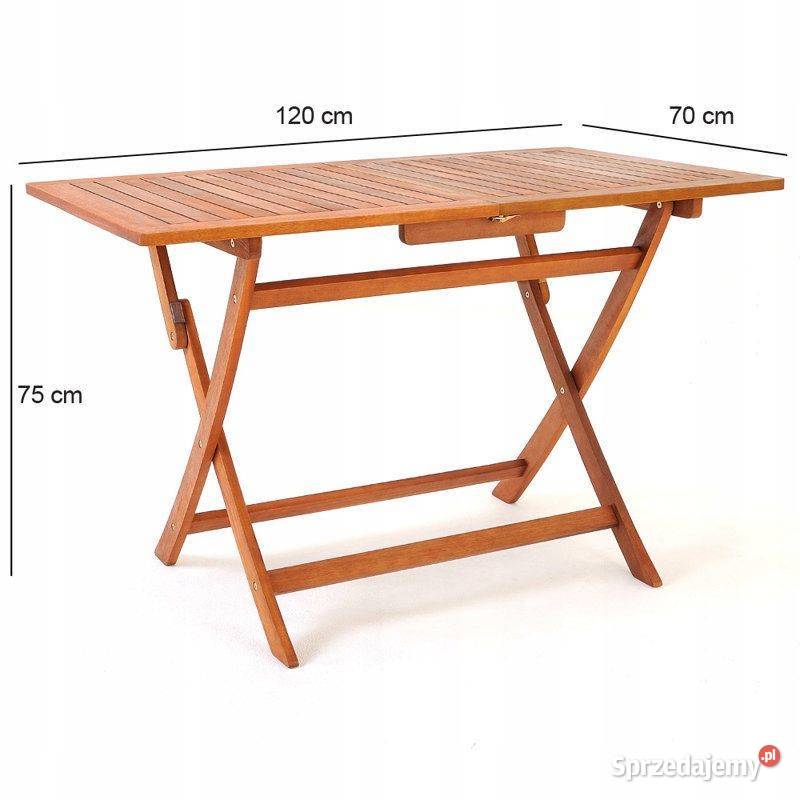 meble drewniane z akacji stół 4 krzesła akacja Zamość