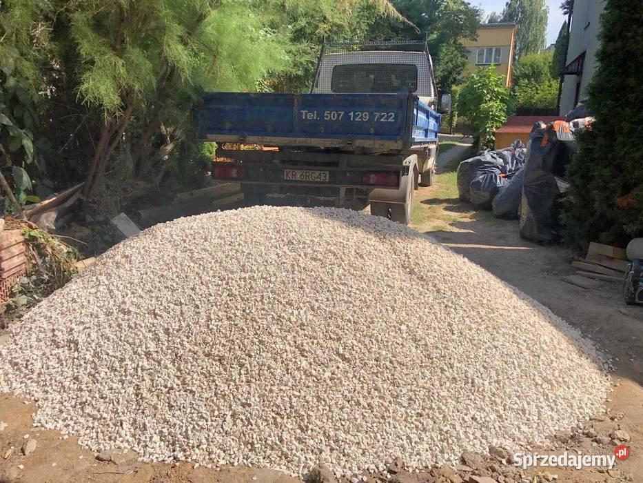 Biały grys Biała Marianna kamień ozdobny małopolskie Kraków sprzedam
