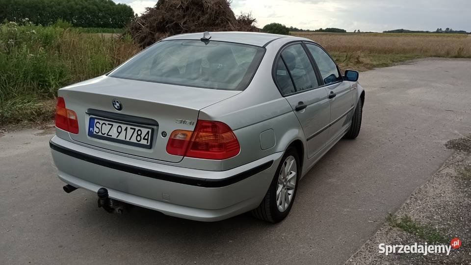 BMW Seria 3 E46 20 318i 2003 benzLPG srebrny śląskie Pacierzów