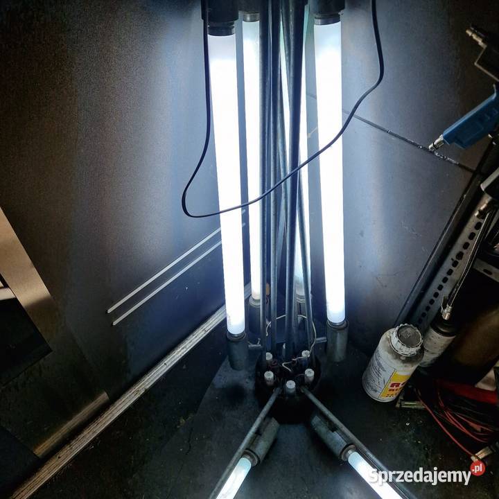 Żyrandol na świetlówki loft industrial design Pozostałe Rybnik