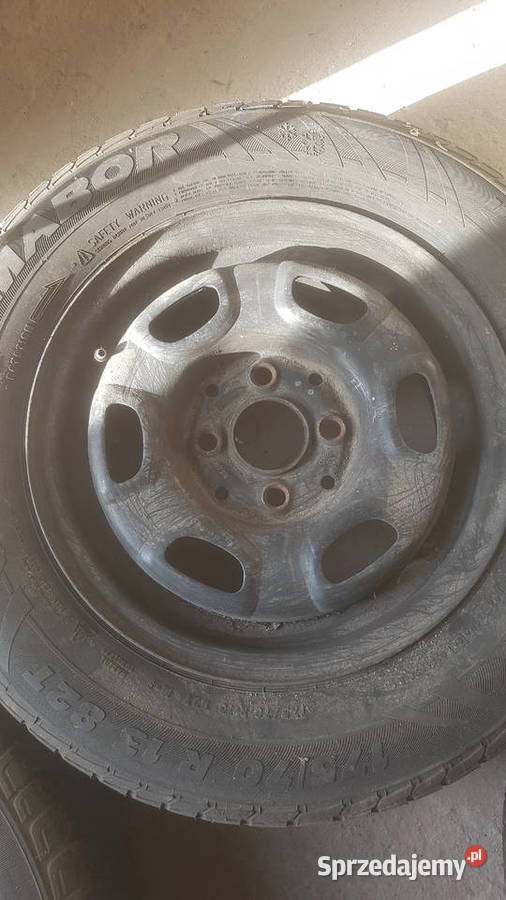 Komplet felg stalowych 13 4x100 Et 38 VW Opel podkarpackie Sietesz