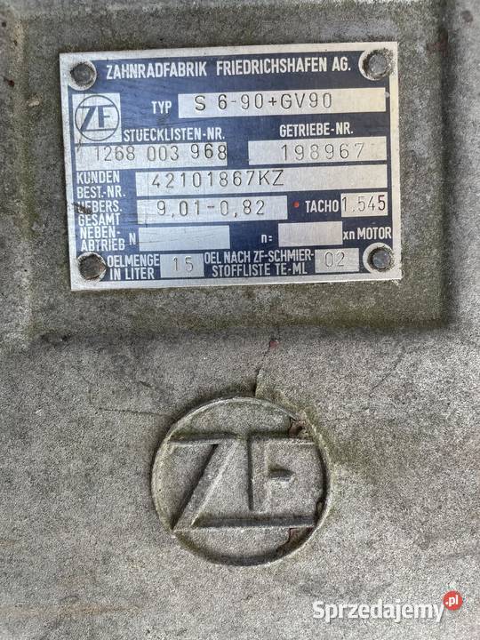 Skrzynia biegów ZF S 690GV90 S690GV90 S690GV90 Łazy