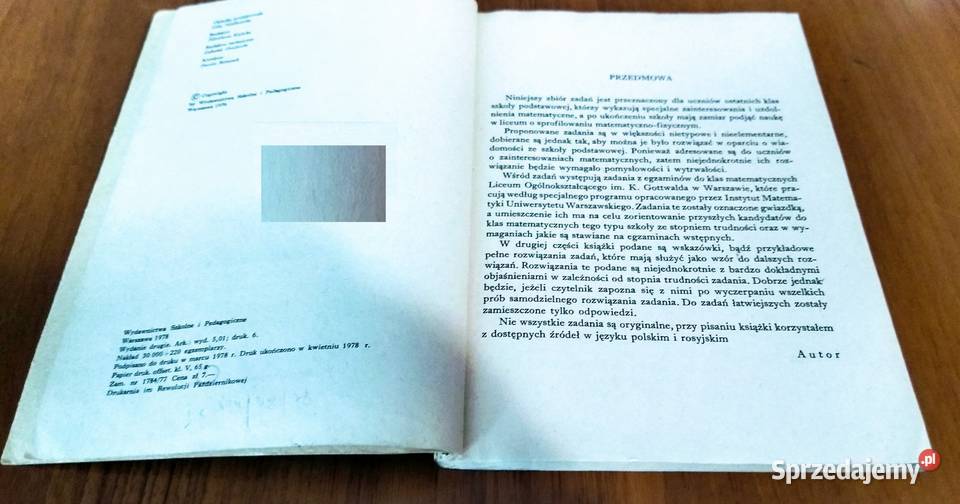 Zbiór zadań uczniów klas VII i VIII o