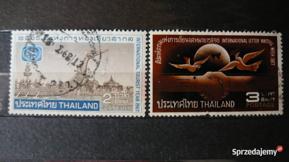 Znaczki Tajlandia śląskie Myszków