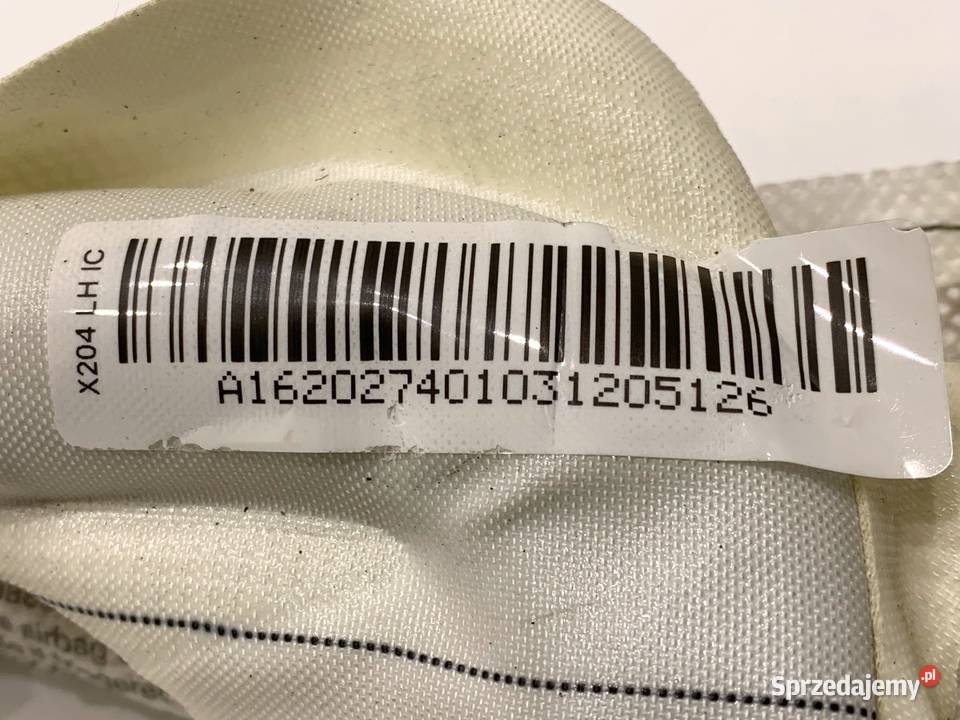 KURTYNA POWIETRZNA LEWY MERCEDES X204 2048602302