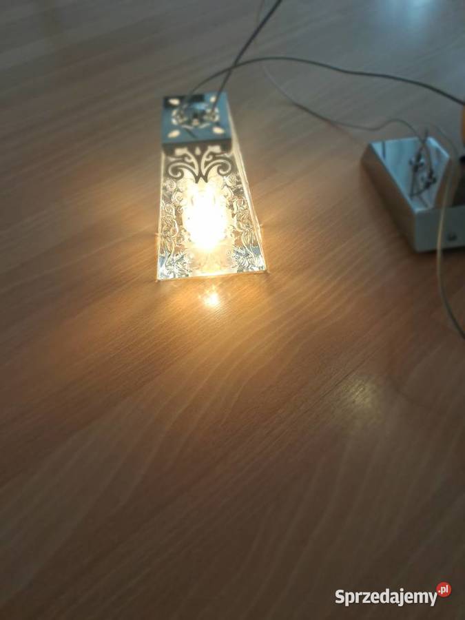 2 kryształowe lampki wiszące Warszawa sprzedam