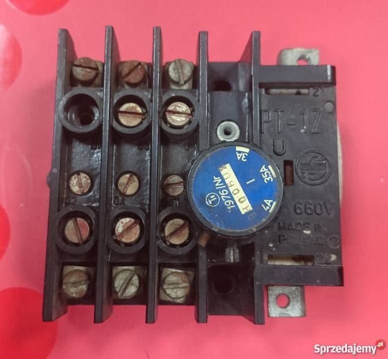 Przekaźnik PT12 660V 4A 35A 3A Made In Poland Ostrów Wielkopolski