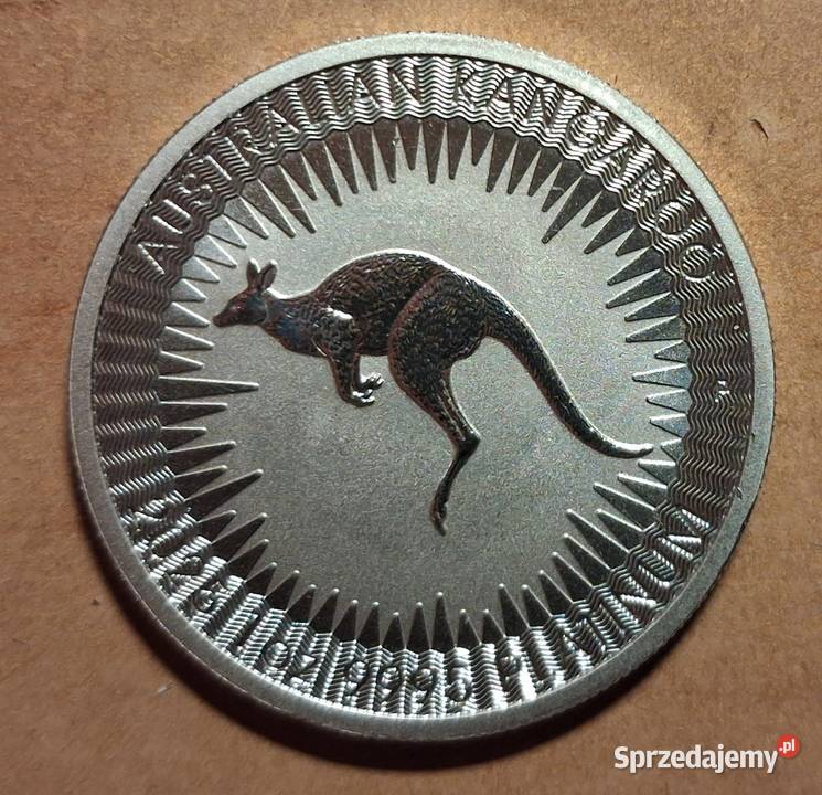 Australijski kangur uncja platyny 1 oz Pt Warszawa sprzedam