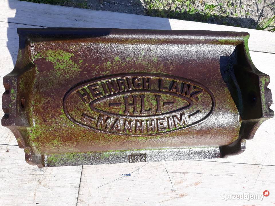 Heinrich Lanz Mannheim żeliwna obudowa gilotyna