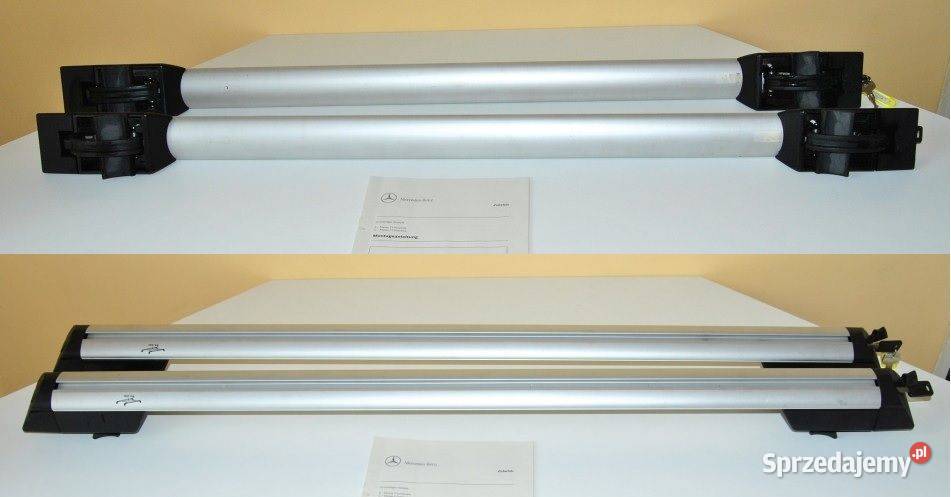 Bagażnik Mercedes na relingi 120 100 Legnica