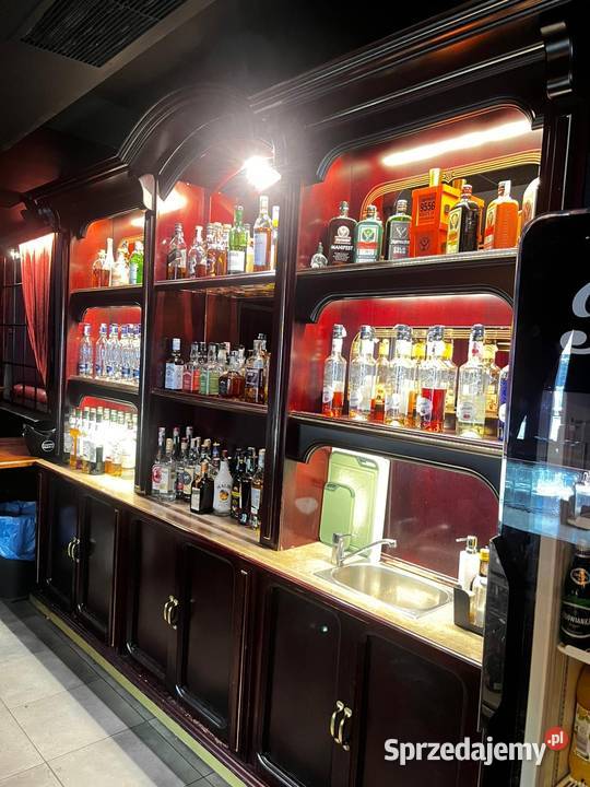 Bar drewniany solidna zabudowa barowa OKAZJA Słupsk