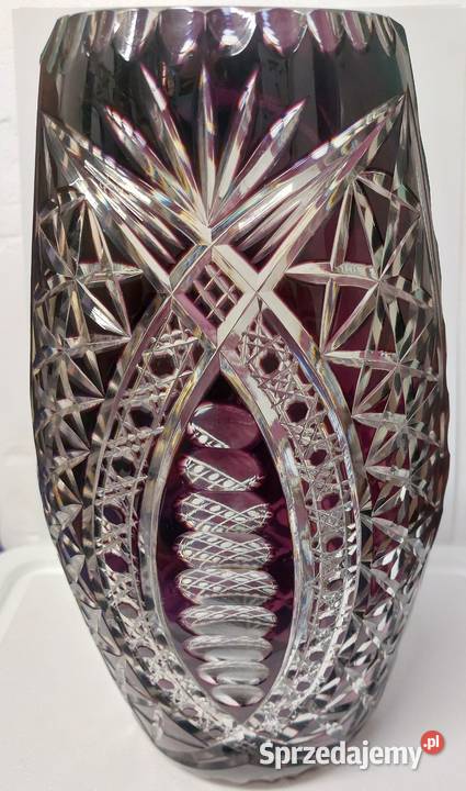 Unikat Jubileuszowy Limitowany Wazon Kryształowy Warszawa