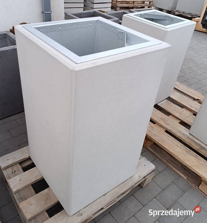 Kosz betonowy 60 l z wkładem z popielnicą Wrocław sprzedam