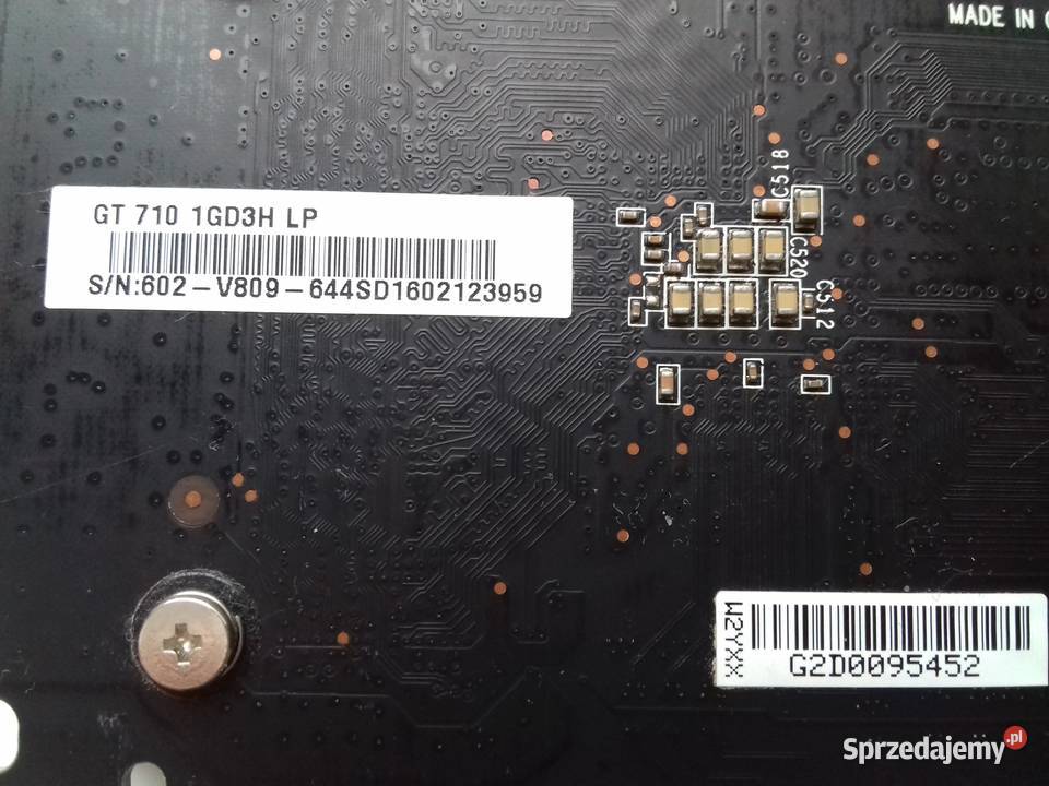 MSI nVidia GeForce GT 710 1GB DDR3 DVI HDMI VGA