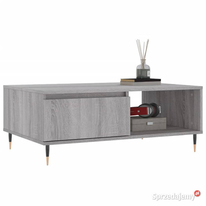 Stolik kawowy szary dąb sonoma 90x60x35 WM827058