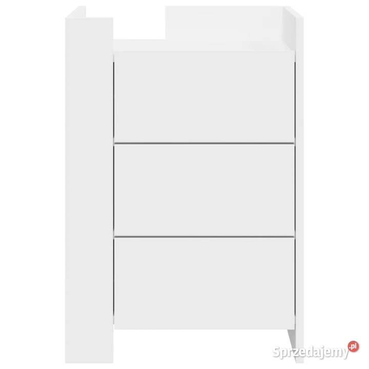 Szafka nocna biała 45x50x65 materiał Warszawa