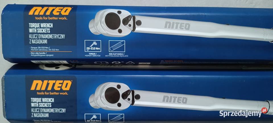 NITEO klucz dynamometryczny 12 z nasadkami do Ełk