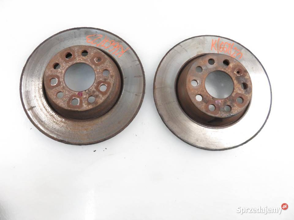 2X TARCZA HAMULCOWA TYŁ VW PASSAT B6 20 FSI
