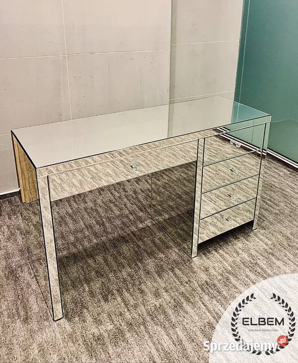 Lustrzane BIURKO w stylu Glamour